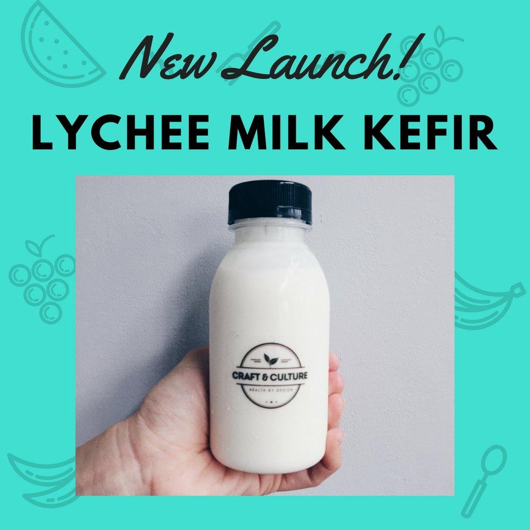 Seasonal Launch! Refreshing Lychee Milk Kefir!