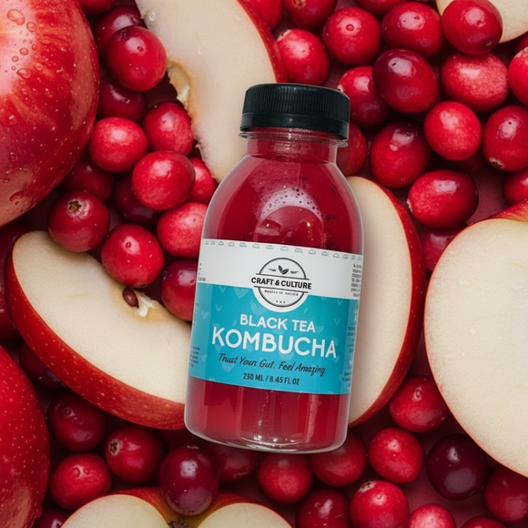 Cranberry Apple Kombucha by Craft & Culture