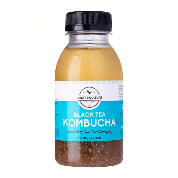 Ginger-Chia Black Tea Kombucha - Craft & Culture - Kombucha, Kefir & Probiotics Singapore